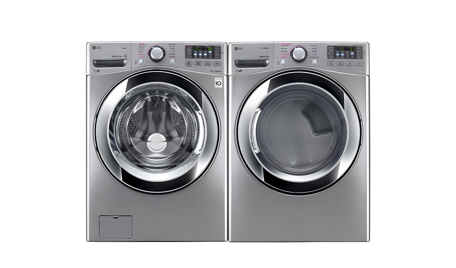 LG 6.3 Total Capacity LG TWINWash™ Bundle with LG SideKick™ and Electric Dryer, WM3670HVA_WD100CV_DLEX3370V_WDP4V