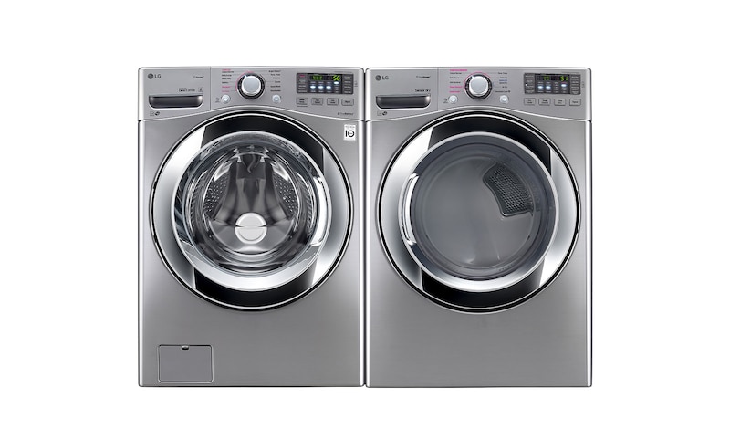 LG 6.3 Total Capacity LG TWINWash™ Bundle with LG SideKick™ and Electric Dryer, WM3670HVA_WD100CV_DLEX3370V_WDP4V