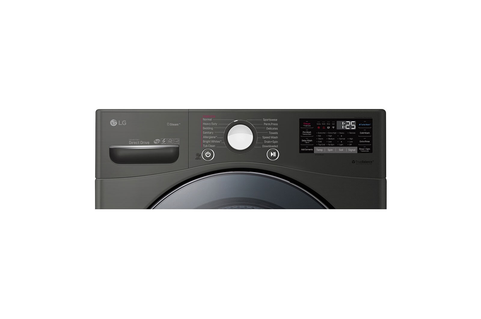 LG 6.3 Total Capacity LG TWINWash™ Bundle with LG Pedestal and Electric Dryer, WM3800HBA_WD100CB_DLEX3900B_WDP4B