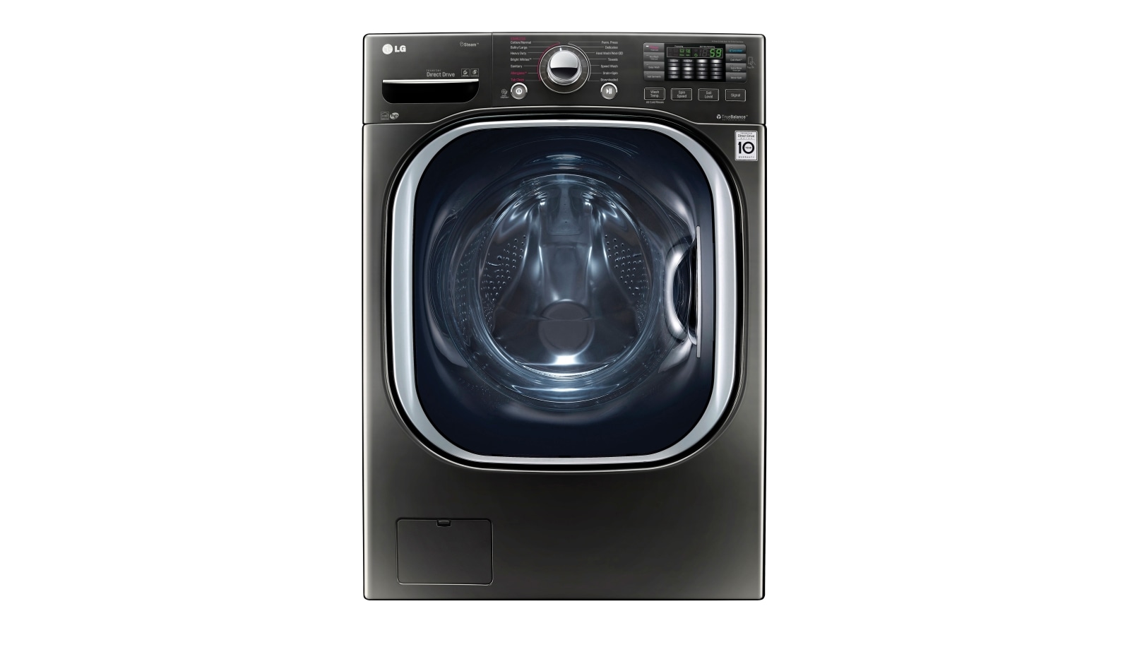 LG 6.3 Total Capacity LG TWINWash™ Bundle with LG Pedestal Washer and Electric Dryer, WM4370HKA_DLEX4370K_WD100CK_WDP4K