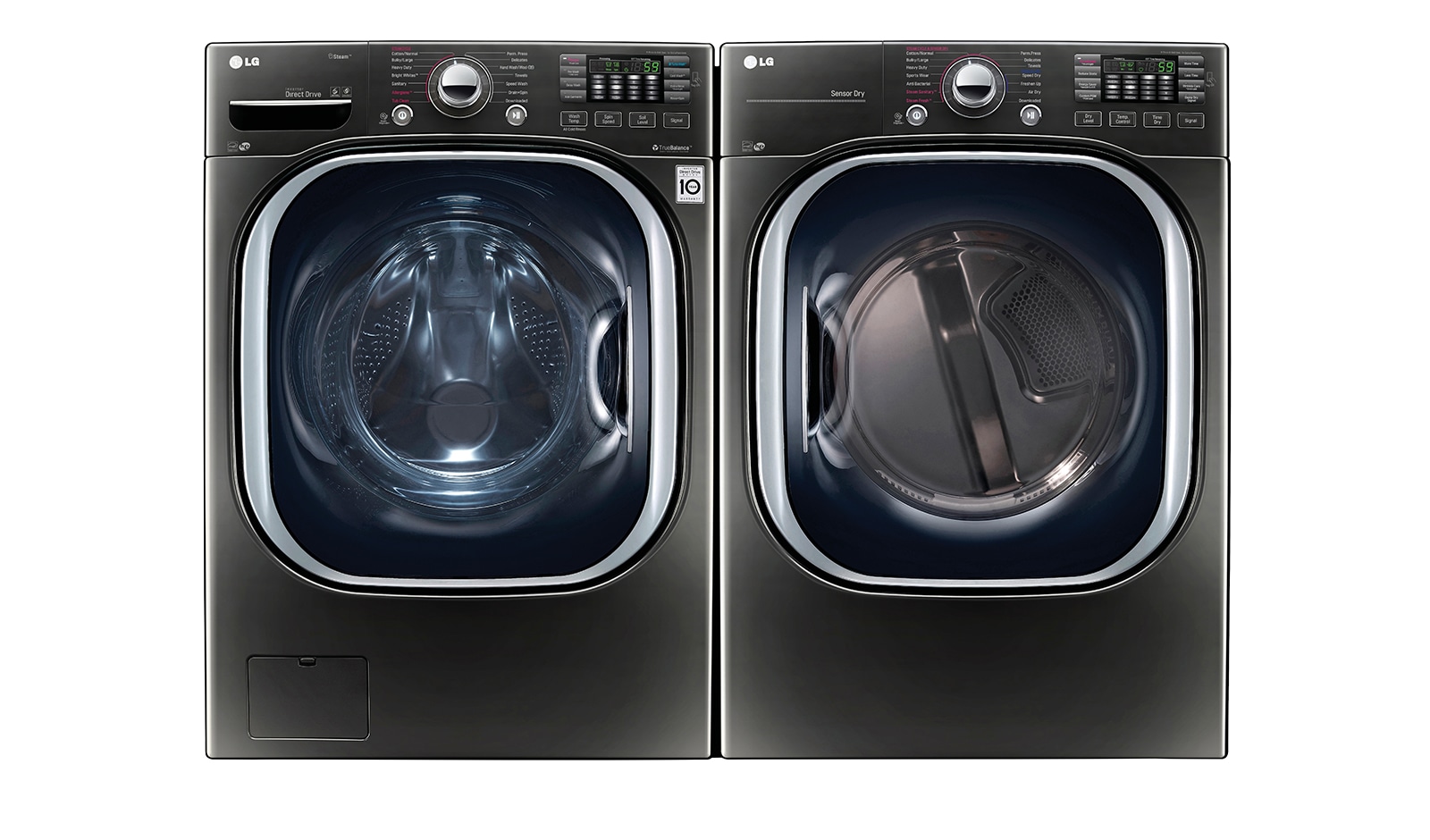 LG 6.3 Total Capacity LG TWINWash™ Bundle with LG Pedestal Washer and Electric Dryer, WM4370HKA_DLEX4370K_WD100CK_WDP4K