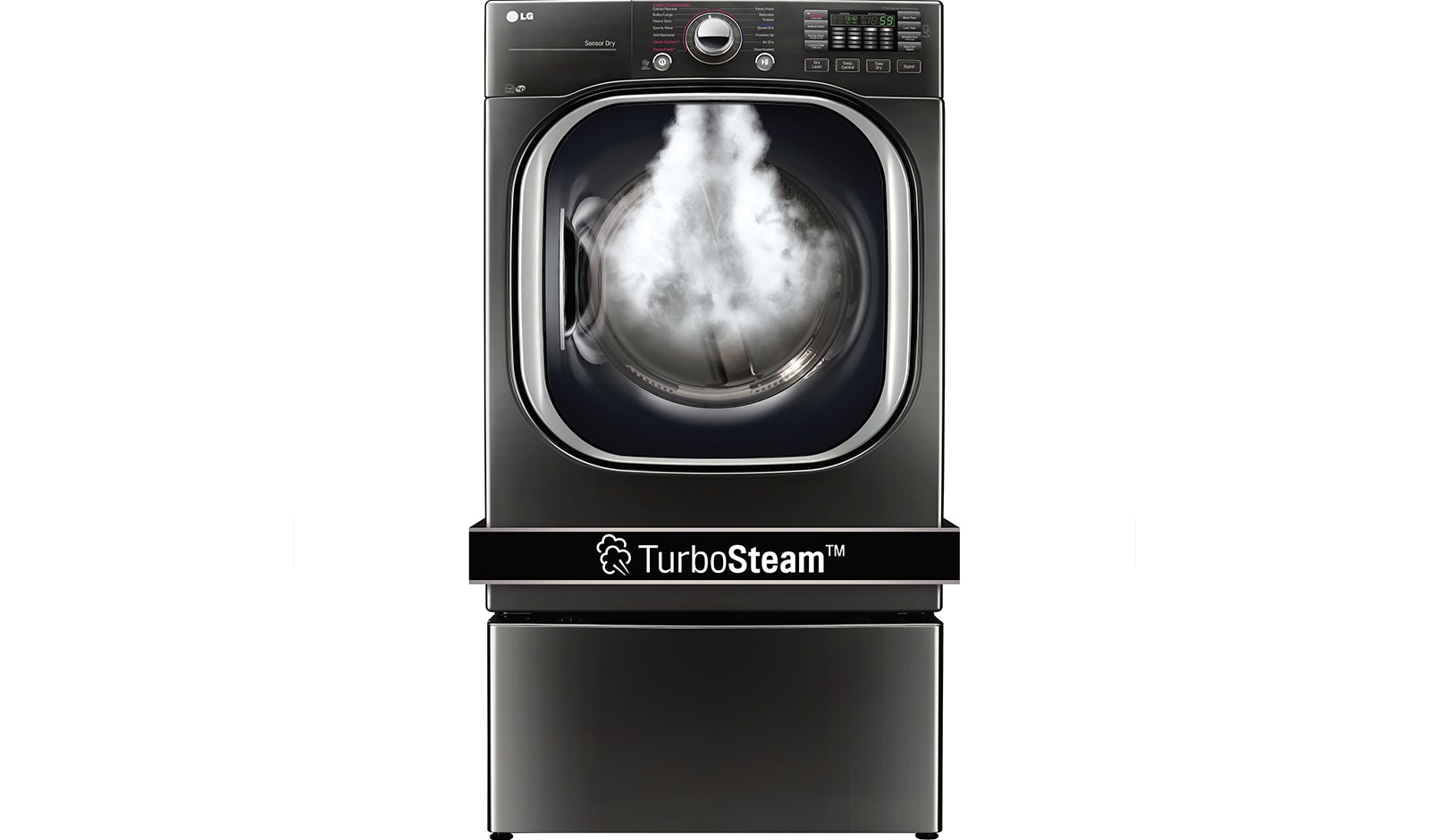 LG 6.3 Total Capacity LG TWINWash™ Bundle with LG Pedestal Washer and Electric Dryer, WM4370HKA_DLEX4370K_WD100CK_WDP4K