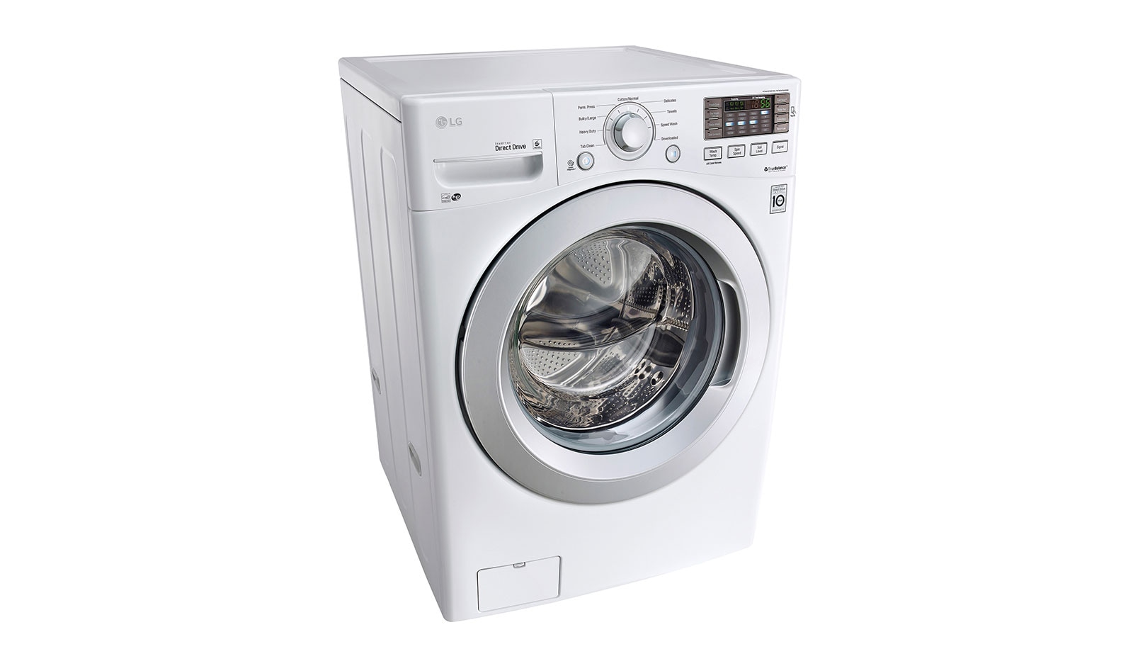 LG 6.3 Total Capacity LG TWINWash™ Bundle with LG SideKick™ and Electric Dryer, WM3270CW_WD100CW