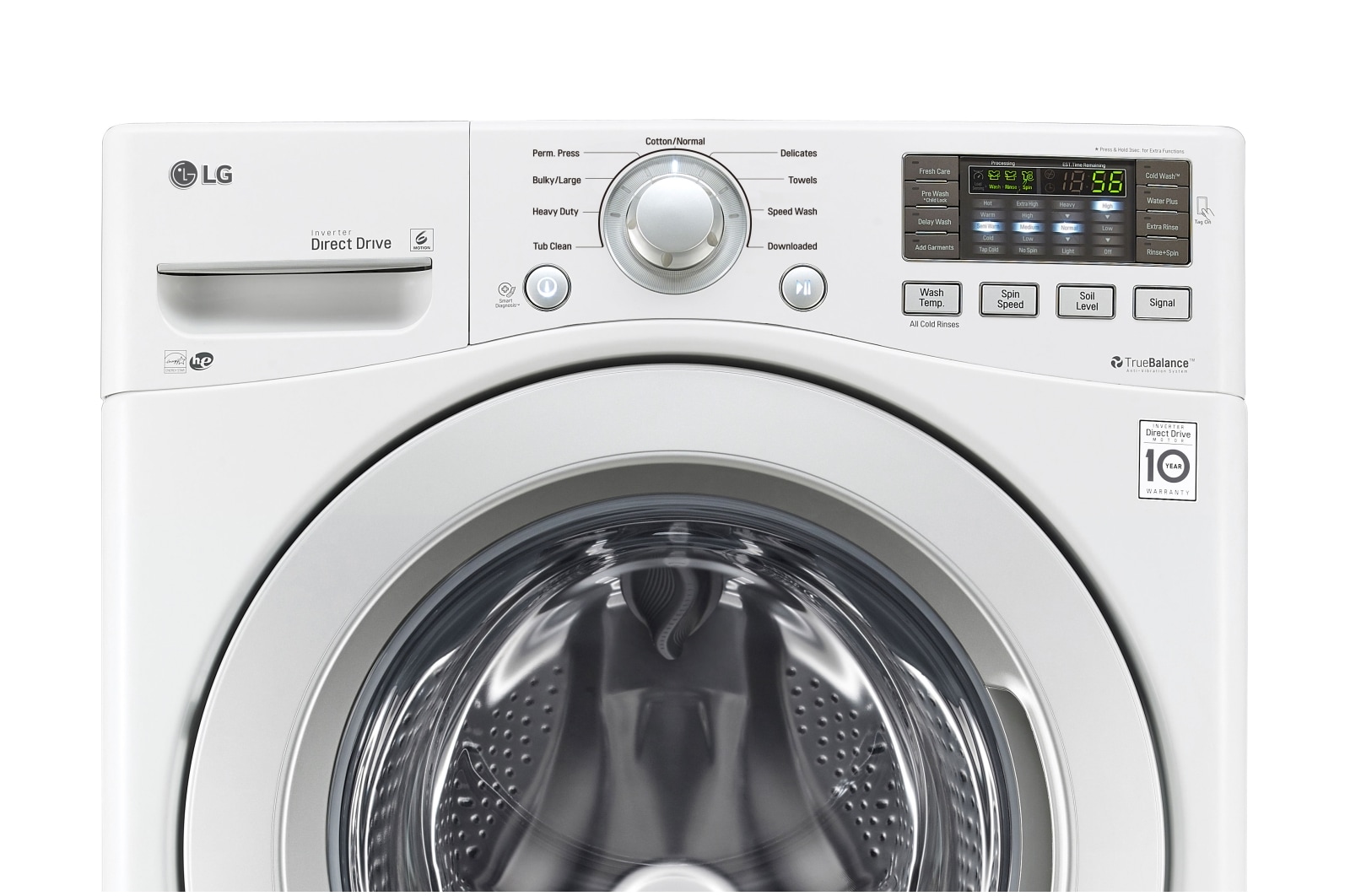 LG 6.3 Total Capacity LG TWINWash™ Bundle with LG SideKick™ and Electric Dryer, WM3270CW_WD100CW