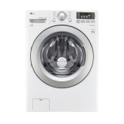 LG 6.3 Total Capacity LG TWINWash™ Bundle with LG SideKick™ and Electric Dryer, WM3270CW_WD100CW