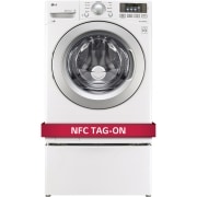 LG 6.3 Total Capacity LG TWINWash™ Bundle with LG SideKick™ and Electric Dryer, WM3270CW_WD100CW
