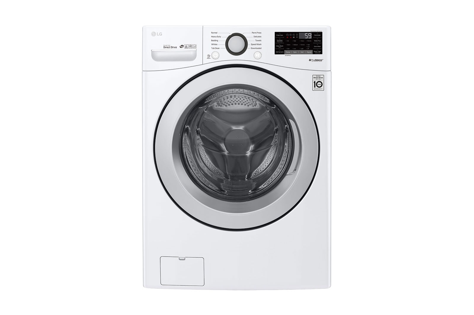 LG 6.3 Total Capacity LG TWINWash™ Bundle with LG Pedestal and Electric Dryer, WM3500CW_WD100CW
