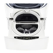 LG 6.3 Total Capacity LG TWINWash™ Bundle with LG Pedestal and Electric Dryer, WM3500CW_WD100CW