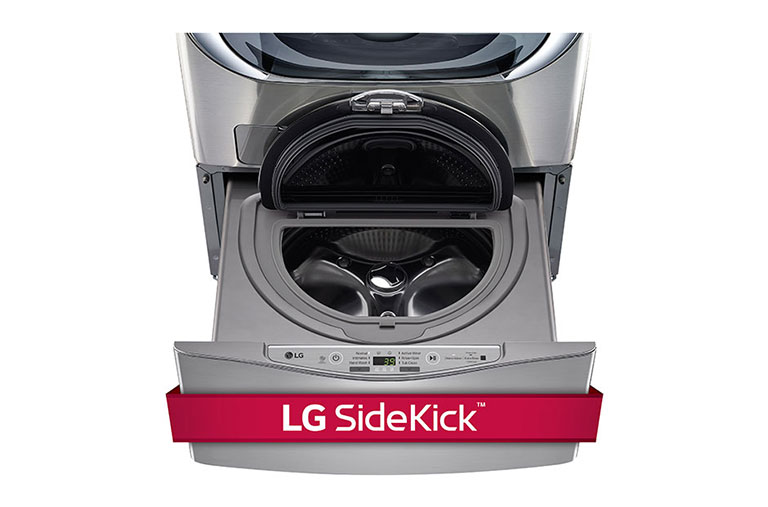 LG 6.3 Total Capacity LG TWINWash™ Bundle with LG SideKick™, WM3670HVA_WD100CV