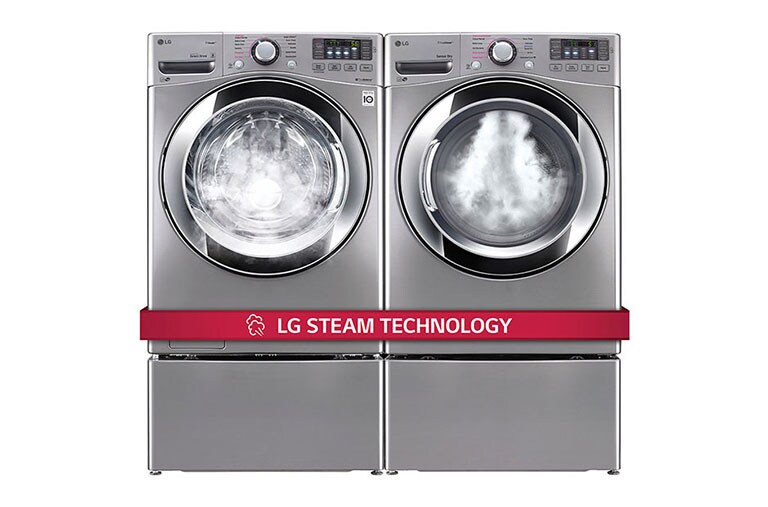 LG 6.3 Total Capacity LG TWINWash™ Bundle with LG SideKick™, WM3670HVA_WD100CV