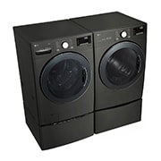 LG 6.3 Total Capacity LG TWINWash™ Bundle with LG Pedestal , WM3800HBA_WD100CB