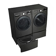 LG 6.3 Total Capacity LG TWINWash™ Bundle with LG Pedestal , WM3800HBA_WD100CB