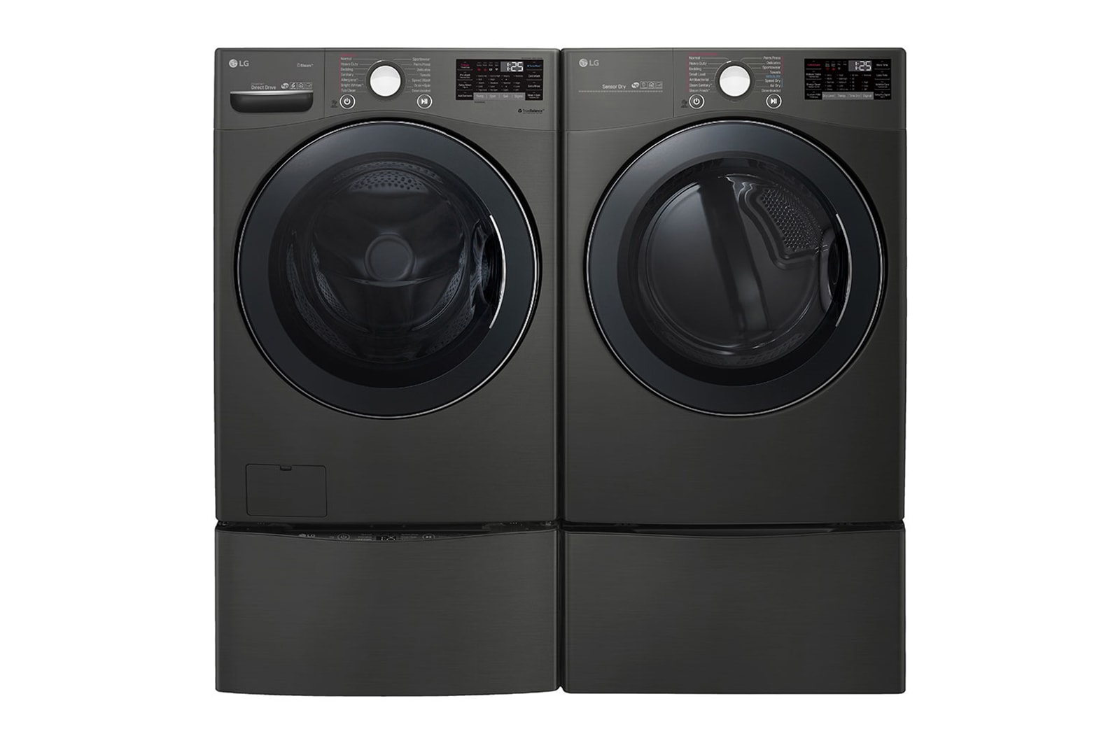 LG 6.3 Total Capacity LG TWINWash™ Bundle with LG Pedestal , WM3800HBA_WD100CB