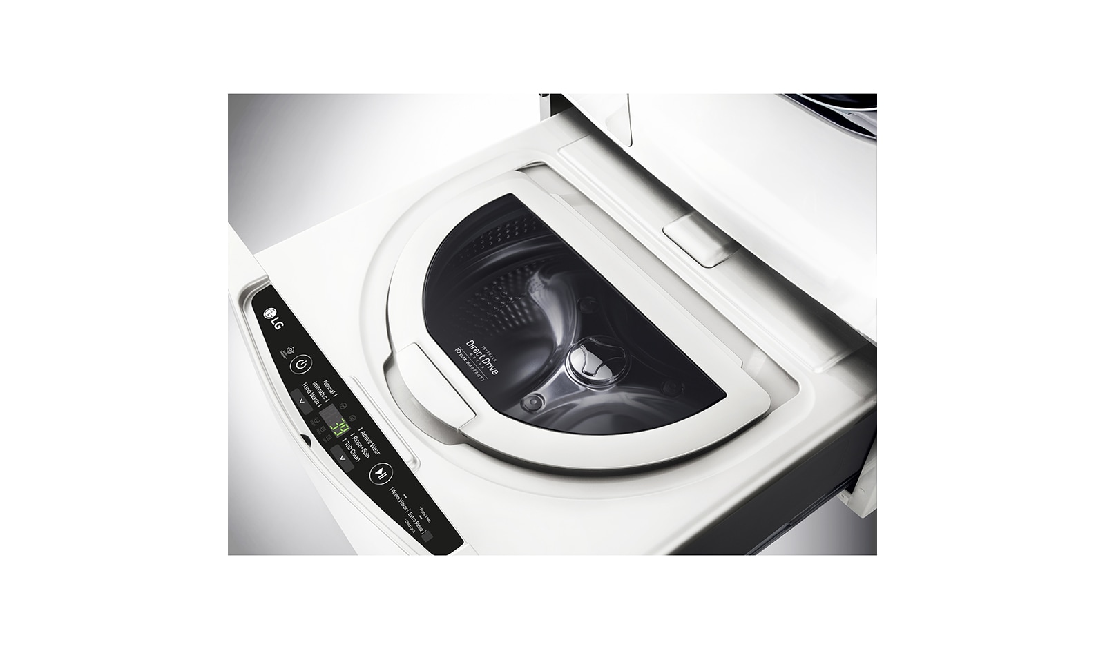 LG 1.1.cu.ft. SideKick™ Pedestal Washer, WD100CW