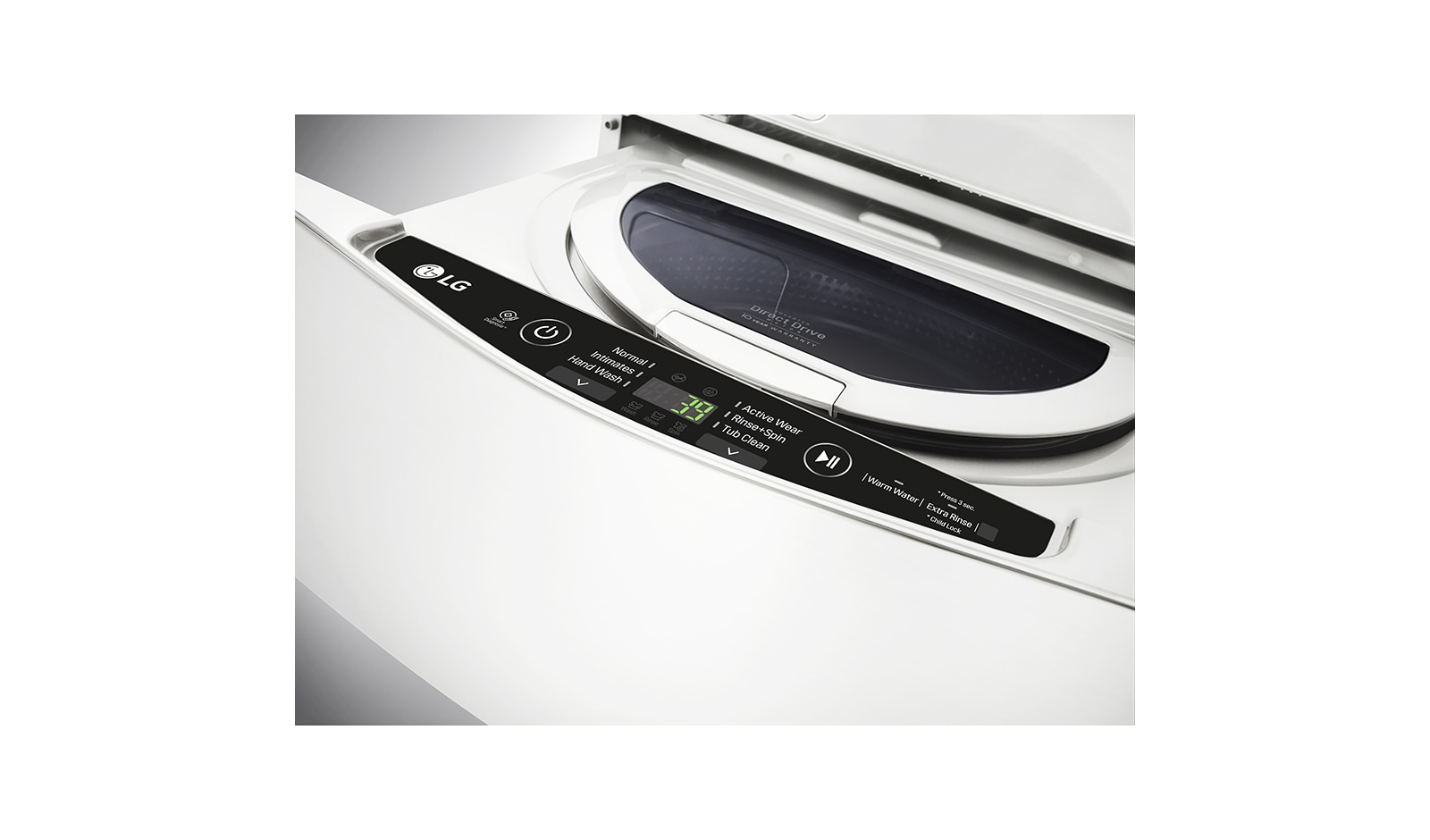LG 1.1.cu.ft. SideKick™ Pedestal Washer, WD100CW