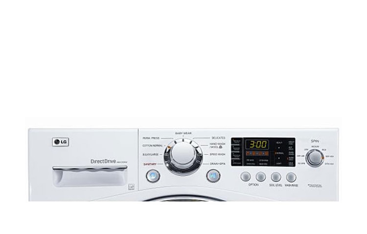 LG 2.7 cu. ft capacity washer in white, WM1355HW