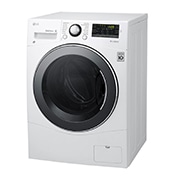 LG 2.6 cu. ft. Capacity 24” Compact Front Load Washer w/ NFC Tag On, WM1388HW