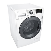 LG 2.6 cu. ft. Capacity 24” Compact Front Load Washer w/ NFC Tag On, WM1388HW