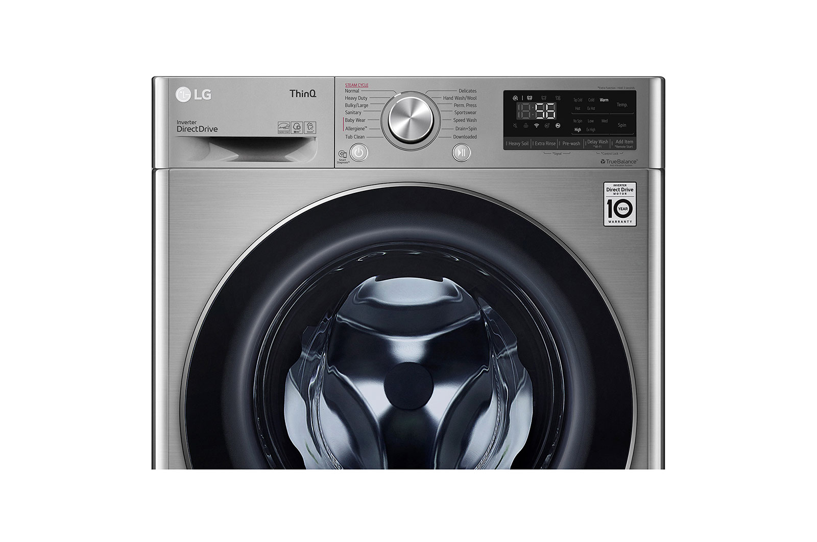 LG 2.6 cu.ft. Capacity AI DD™ Front Load Washer, WM1455HVA
