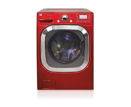 Lg steam shop washer red