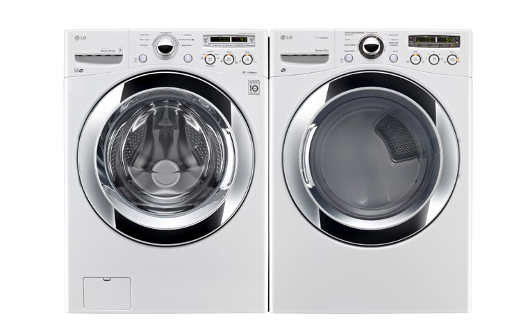 LG 4.6 cu.ft. Ultra Large Capacity Front Load Washer with 6Motion™ Technology, WM3055CW