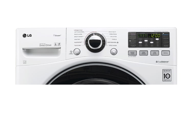 LG 4.3 cu.ft. Ultra Large Capacity SteamWasher™ with TurboWash™ Technology, WM3070HWA