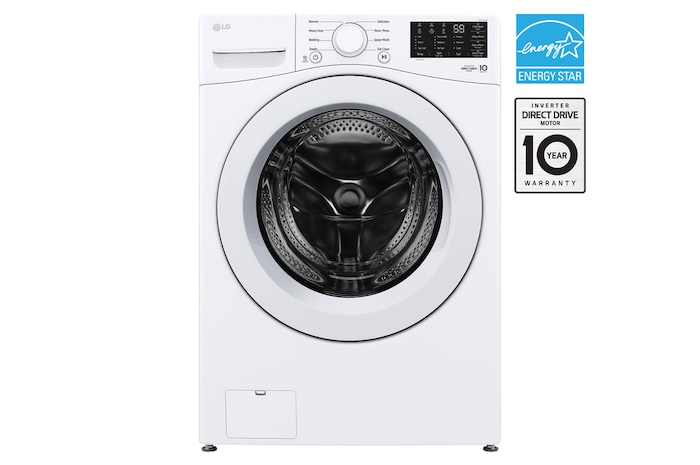 Front view of LG Laundry, Washers WM3470CW