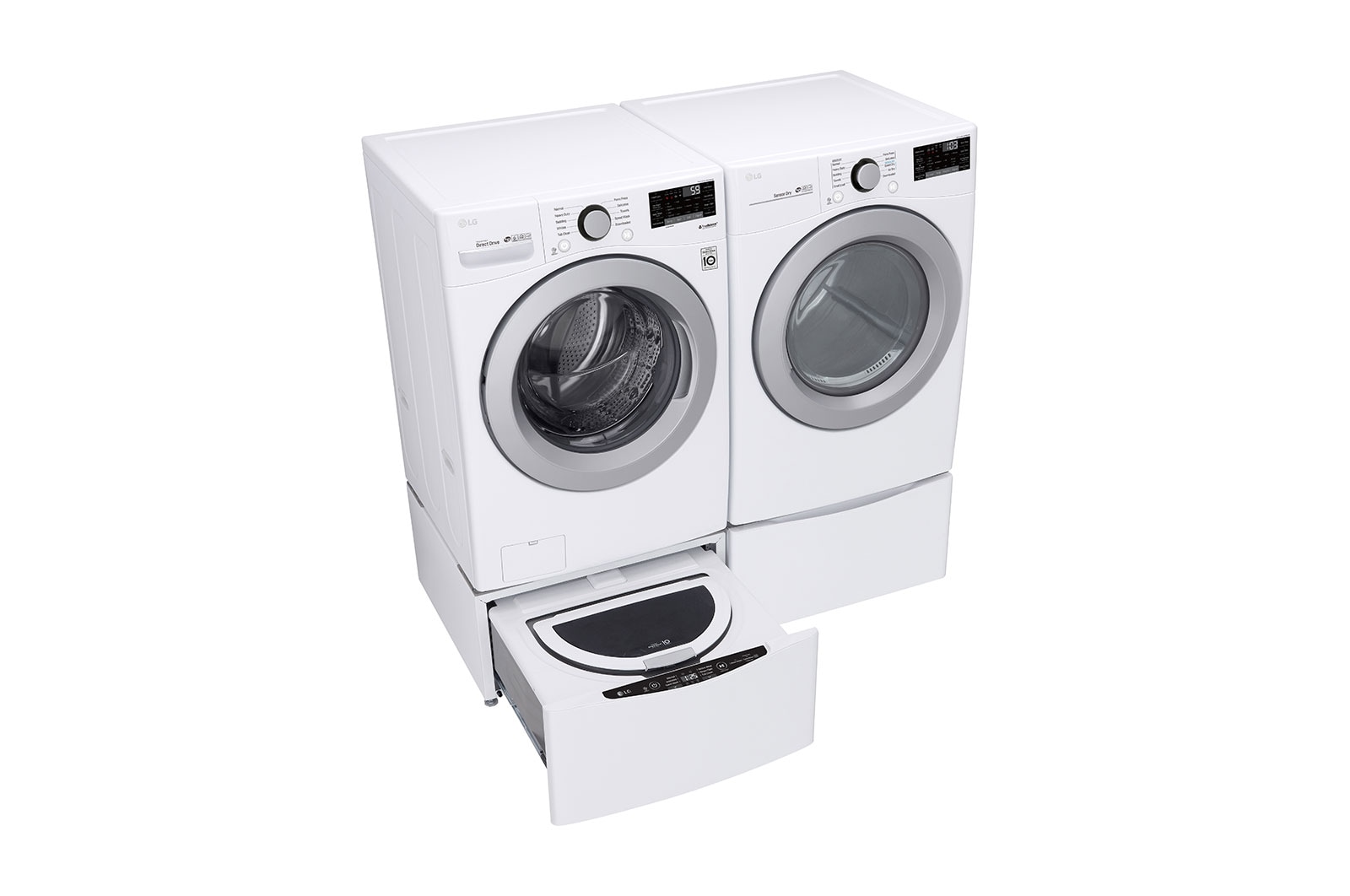 LG 5.2 cu. ft. Ultra Large Smart Wi-Fi Enabled Front Load Washer, WM3500CW