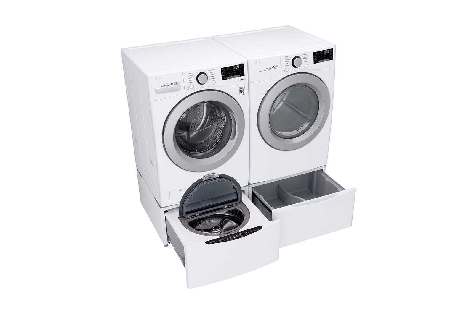 LG 5.2 cu. ft. Ultra Large Smart Wi-Fi Enabled Front Load Washer, WM3500CW