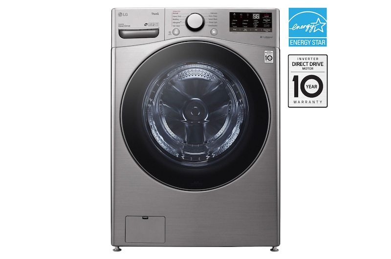 Front view of 5.2 cu.ft. Front Load Washer with AI DD®, 6Motion™, WiFi, Steam WM3600HVA