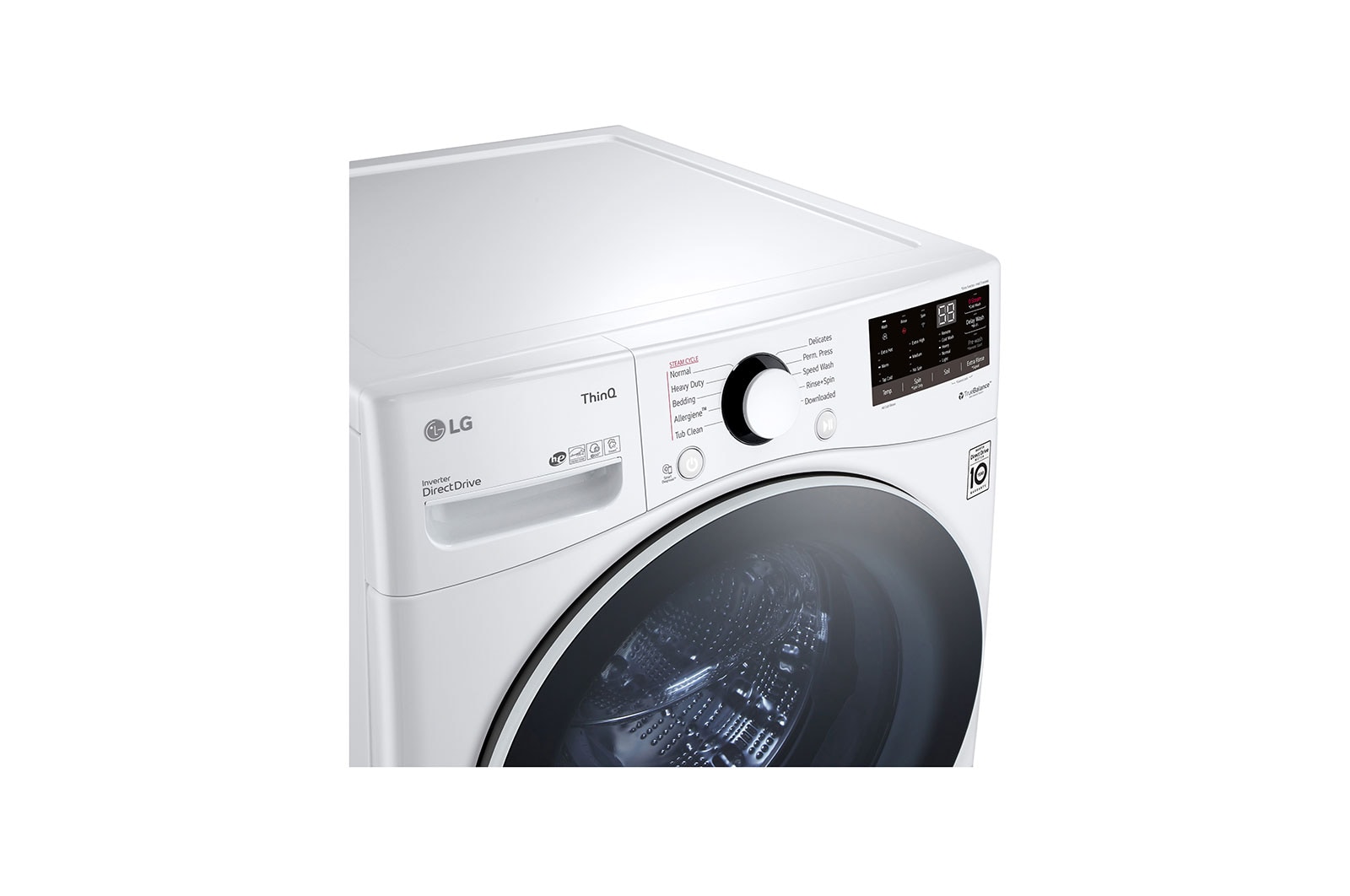 LG 5.2 cu.ft. Ultra Large Capacity Front Load Washer with AI DD™, WM3600HWA