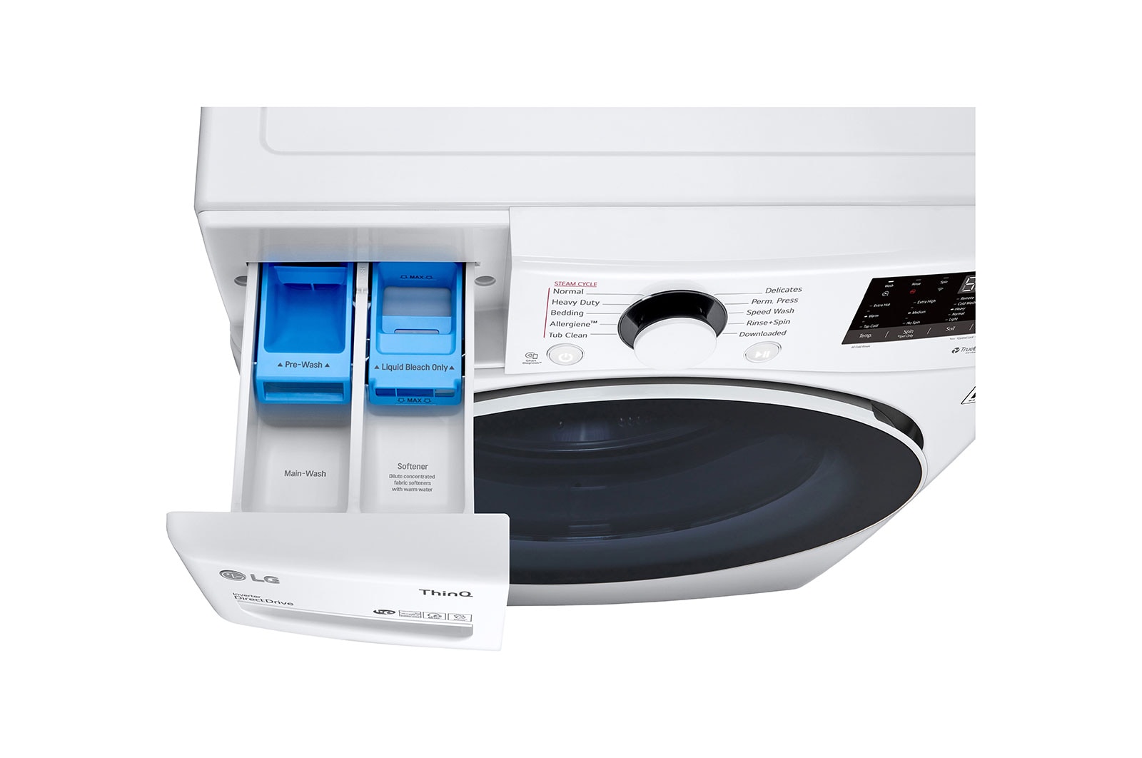 LG 5.2 cu.ft. Ultra Large Capacity Front Load Washer with AI DD™, WM3600HWA