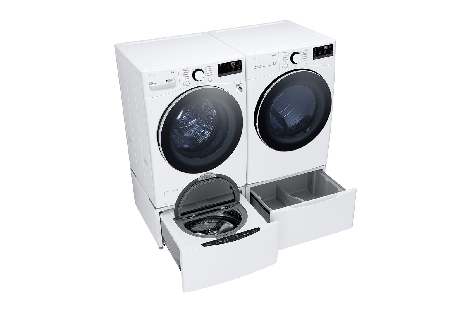 LG 5.2 cu.ft. Ultra Large Capacity Front Load Washer with AI DD™, WM3600HWA