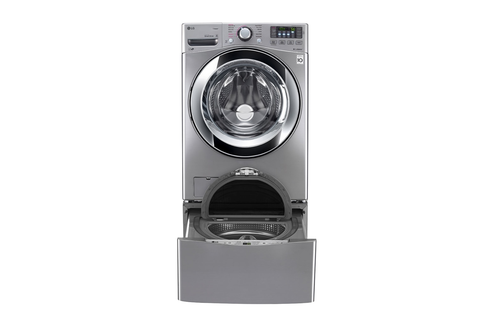 LG 5.2 cu.ft. Ultra Large Capacity with NeveRust™ Stainless Steel Drum, WM3670HVA