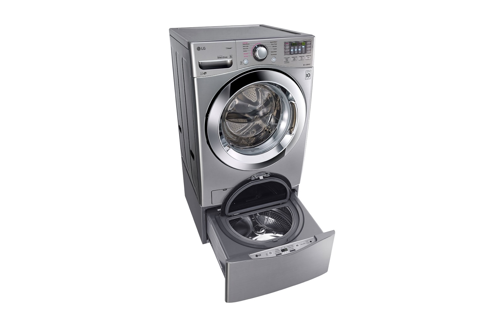 LG 5.2 cu.ft. Ultra Large Capacity with NeveRust™ Stainless Steel Drum, WM3670HVA
