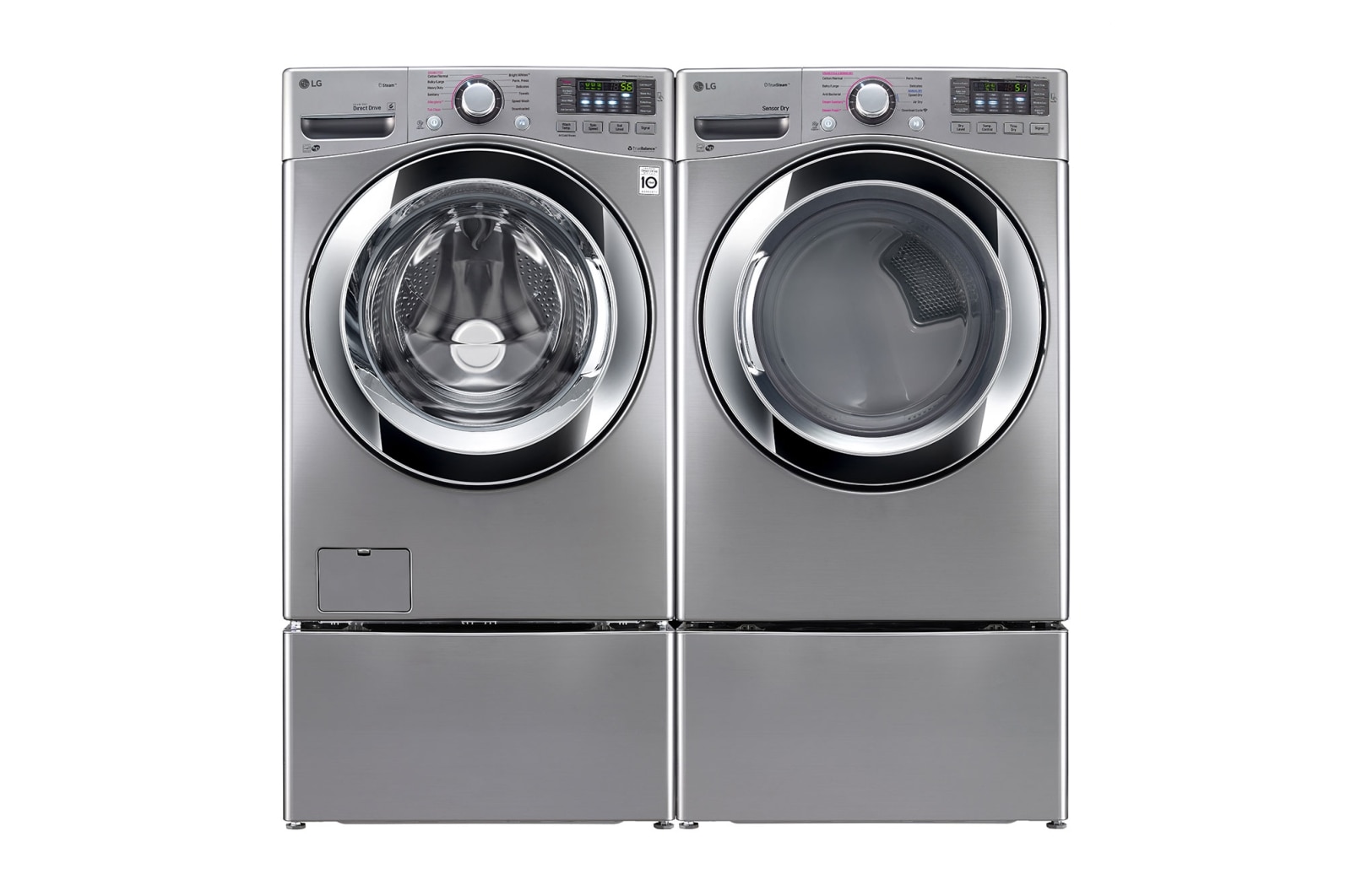 LG 5.2 cu.ft. Ultra Large Capacity with NeveRust™ Stainless Steel Drum, WM3670HVA