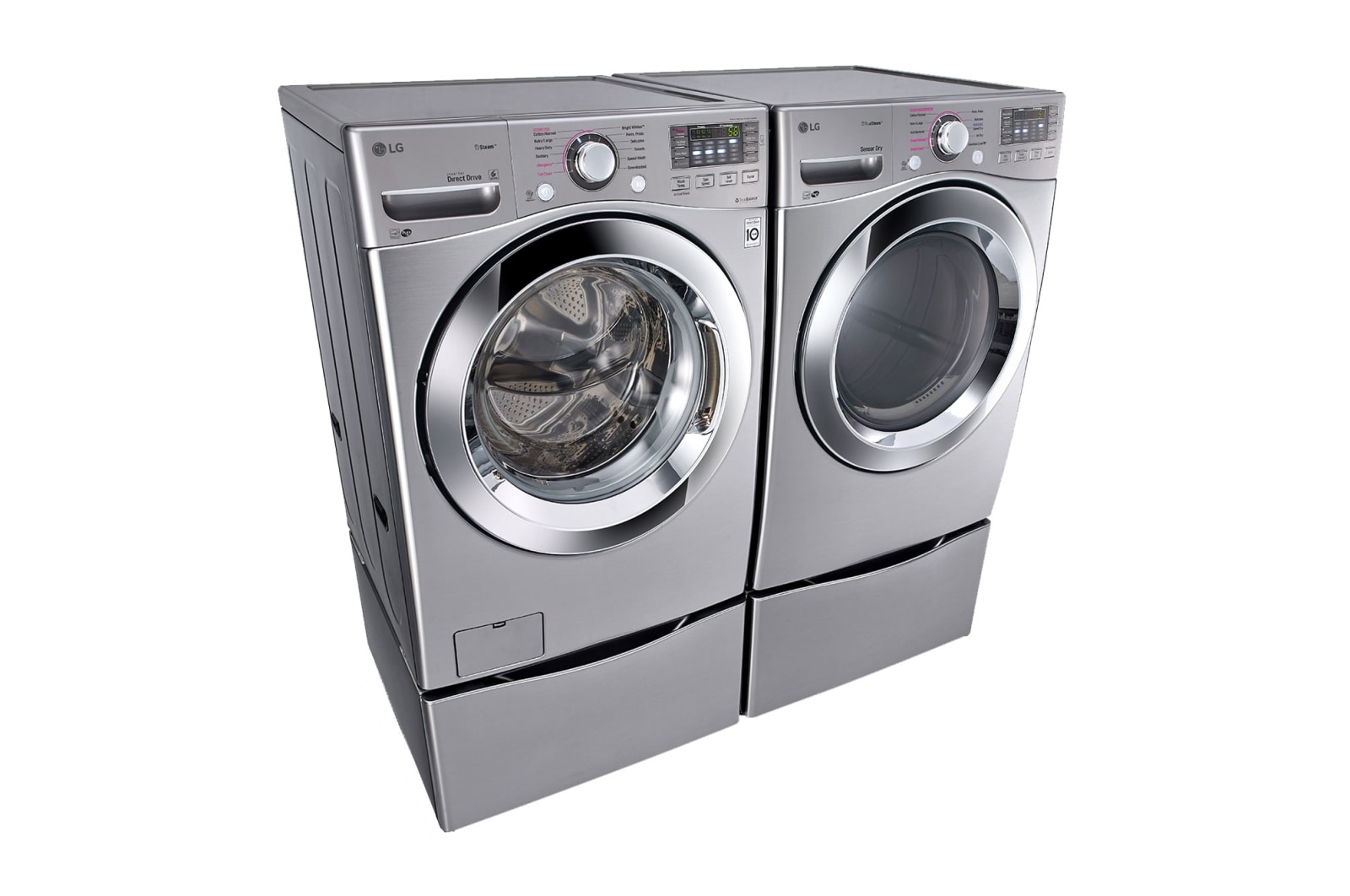 LG 5.2 cu.ft. Ultra Large Capacity with NeveRust™ Stainless Steel Drum, WM3670HVA