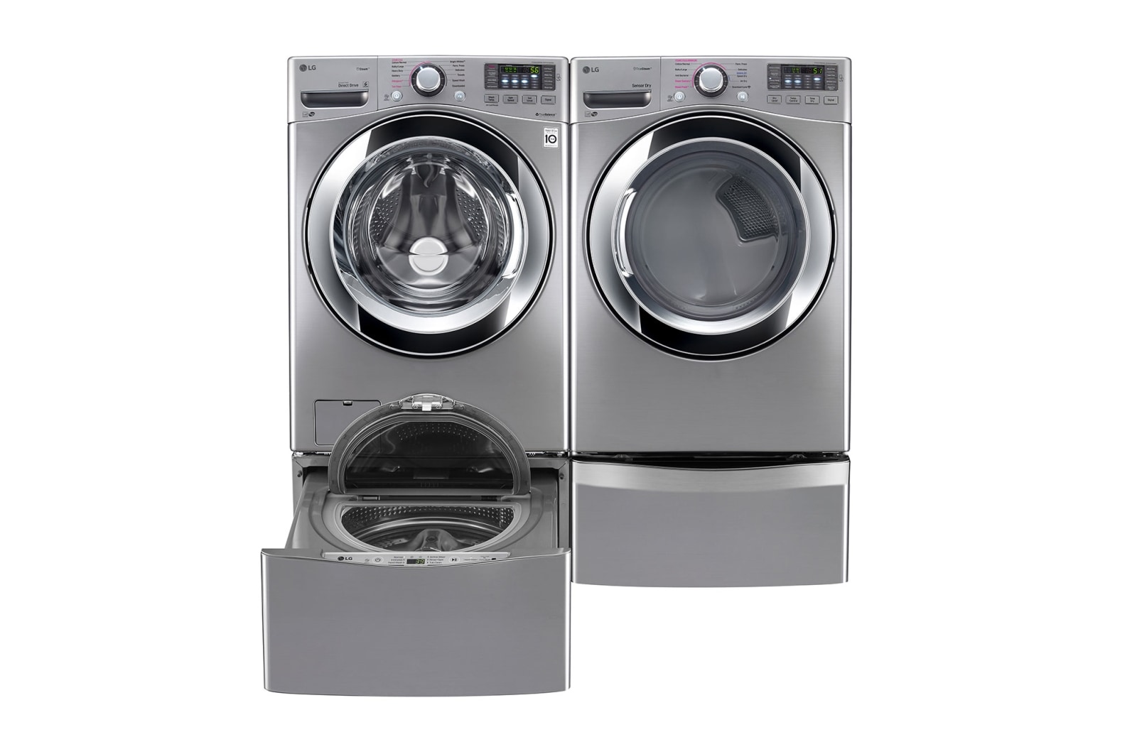 LG 5.2 cu.ft. Ultra Large Capacity with NeveRust™ Stainless Steel Drum, WM3670HVA