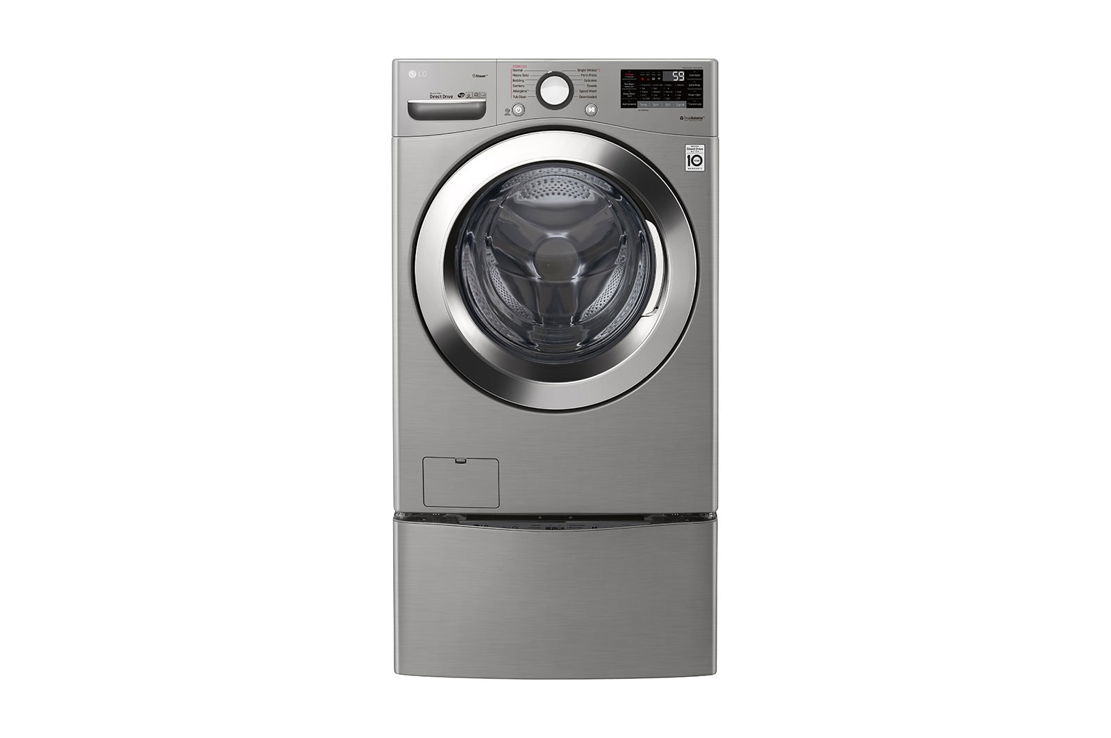 LG 5.2 cu. ft. Ultra Large Smart Wi-Fi Enabled Front Load Washer, WM3700HVA