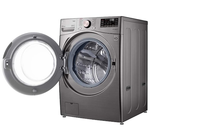 LG 5.2 cu.ft. Ultra Large Capacity Front Load Washer with AI DD™, WM3850HVA