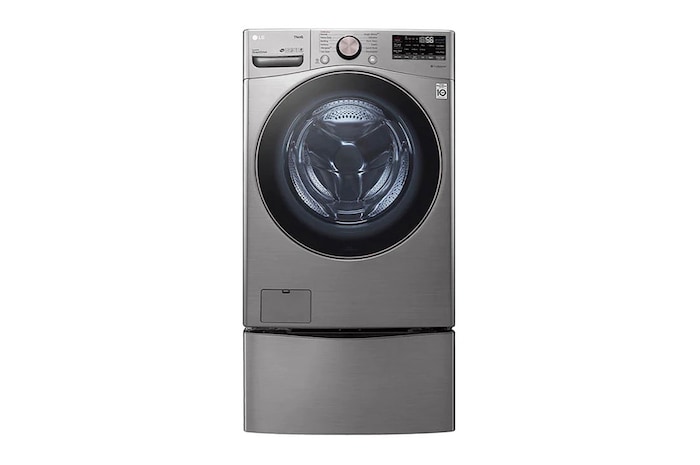 LG 5.2 cu.ft. Ultra Large Capacity Front Load Washer with AI DD™, WM3850HVA