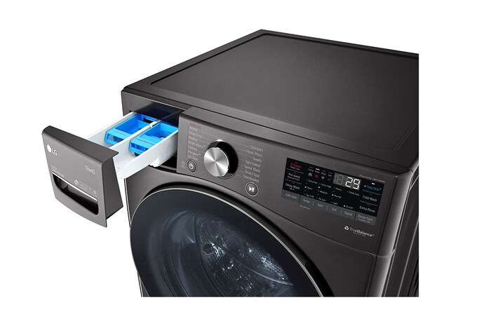 LG 5.2 cu.ft. Ultra Large Capacity Front Load Washer with AI DD™, WM4100HBA