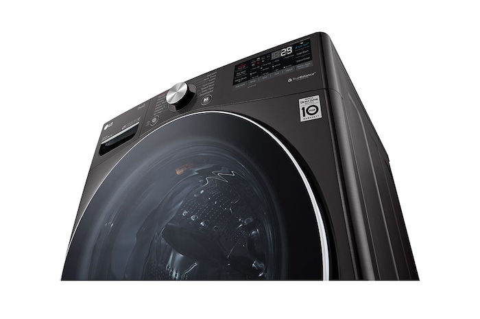 LG 5.2 cu.ft. Ultra Large Capacity Front Load Washer with AI DD™, WM4100HBA