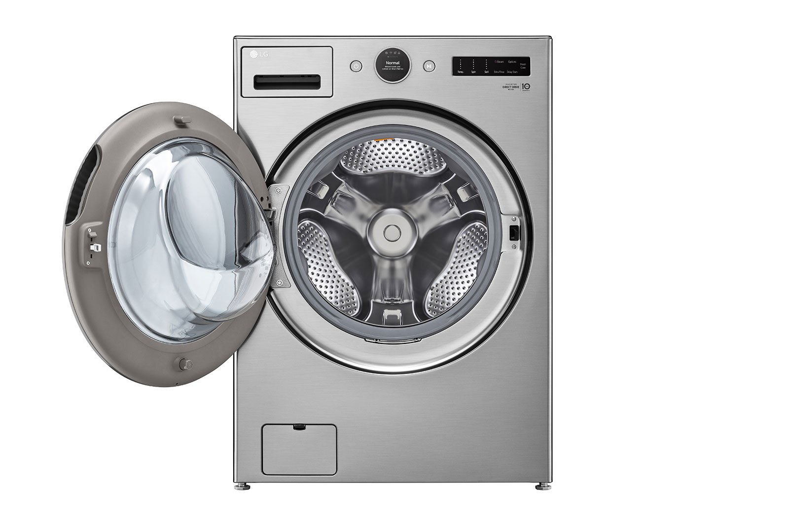 LG 5.2 cu. ft. Capacity Smart Front Load ENERGY STAR<sup>®</sup> Washer with TurboWash<sup>®</sup> 360° and AI DD<sup>®</sup> Built-In Intelligence, WM5500HVA