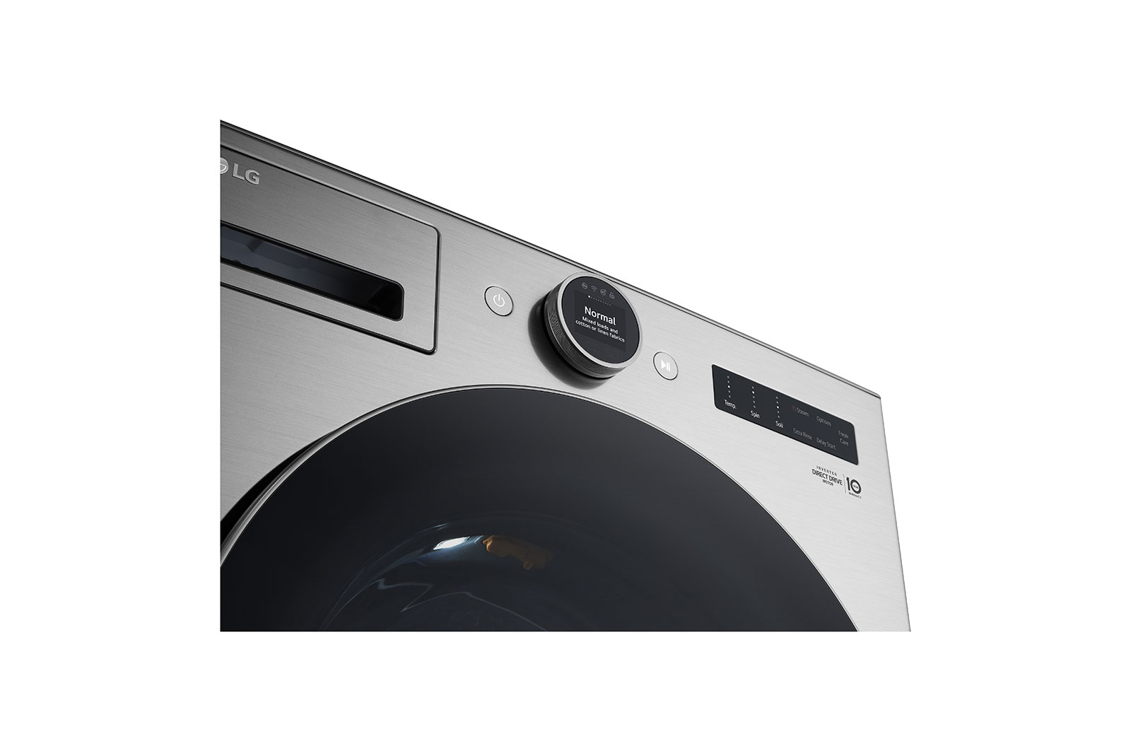 LG 5.2 cu. ft. Capacity Smart Front Load ENERGY STAR<sup>®</sup> Washer with TurboWash<sup>®</sup> 360° and AI DD<sup>®</sup> Built-In Intelligence, WM5500HVA