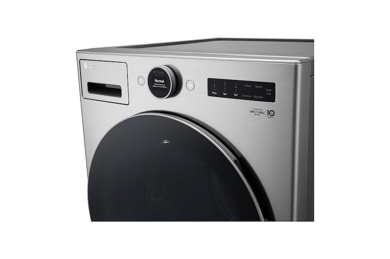 LG 5.2 cu. ft. Capacity Smart Front Load ENERGY STAR<sup>®</sup> Washer with TurboWash<sup>®</sup> 360° and AI DD<sup>®</sup> Built-In Intelligence, WM5500HVA