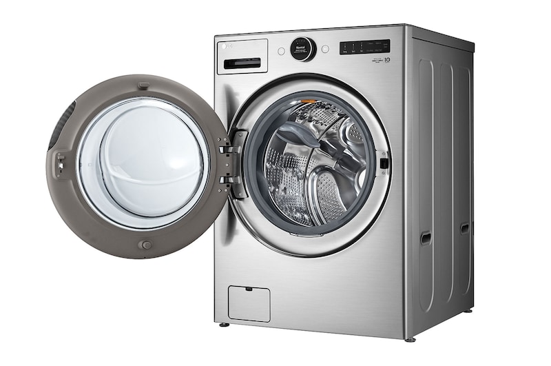 LG 5.2 cu. ft. Capacity Smart Front Load ENERGY STAR<sup>®</sup> Washer with TurboWash<sup>®</sup> 360° and AI DD<sup>®</sup> Built-In Intelligence, WM5500HVA