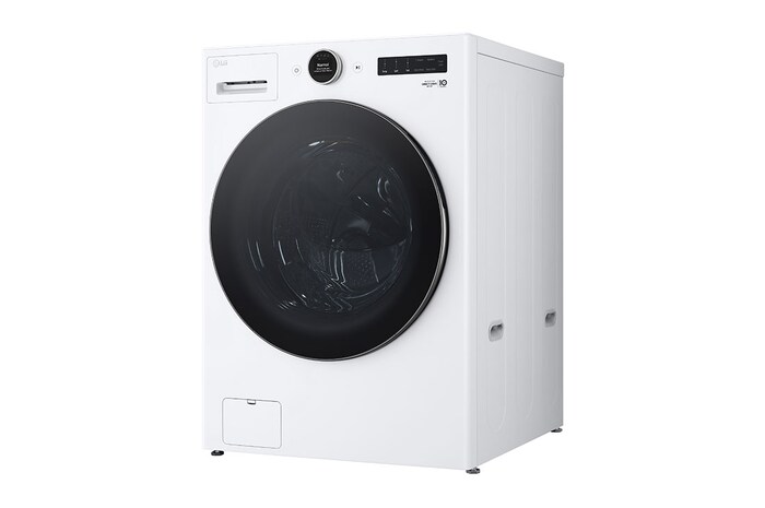 LG Front view of 5.2 cu. ft. Capacity Smart Front Load ENERGY STAR®Washer with TurboWash® 360°, WM5500HWA, WM5500HWA