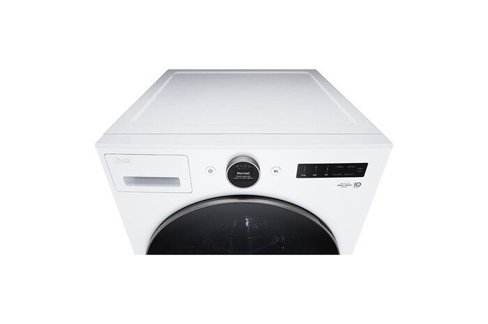 LG Front view of 5.2 cu. ft. Capacity Smart Front Load ENERGY STAR®Washer with TurboWash® 360°, WM5500HWA, WM5500HWA