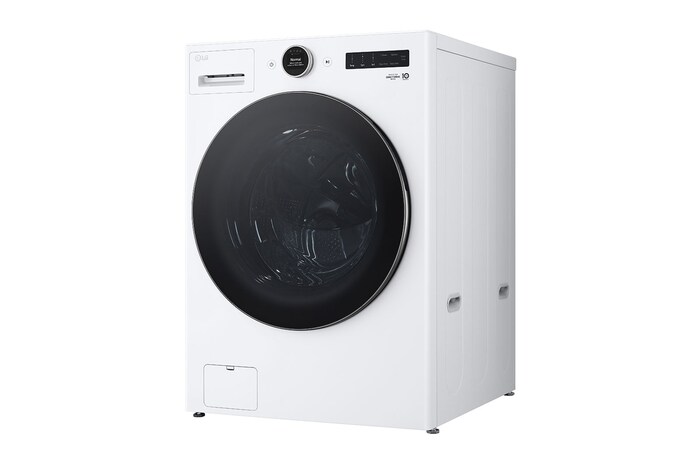 LG Front view of 5.2 cu. ft. Capacity Smart Front Load ENERGY STAR®Washer with TurboWash® 360°, WM5500HWA, WM5500HWA